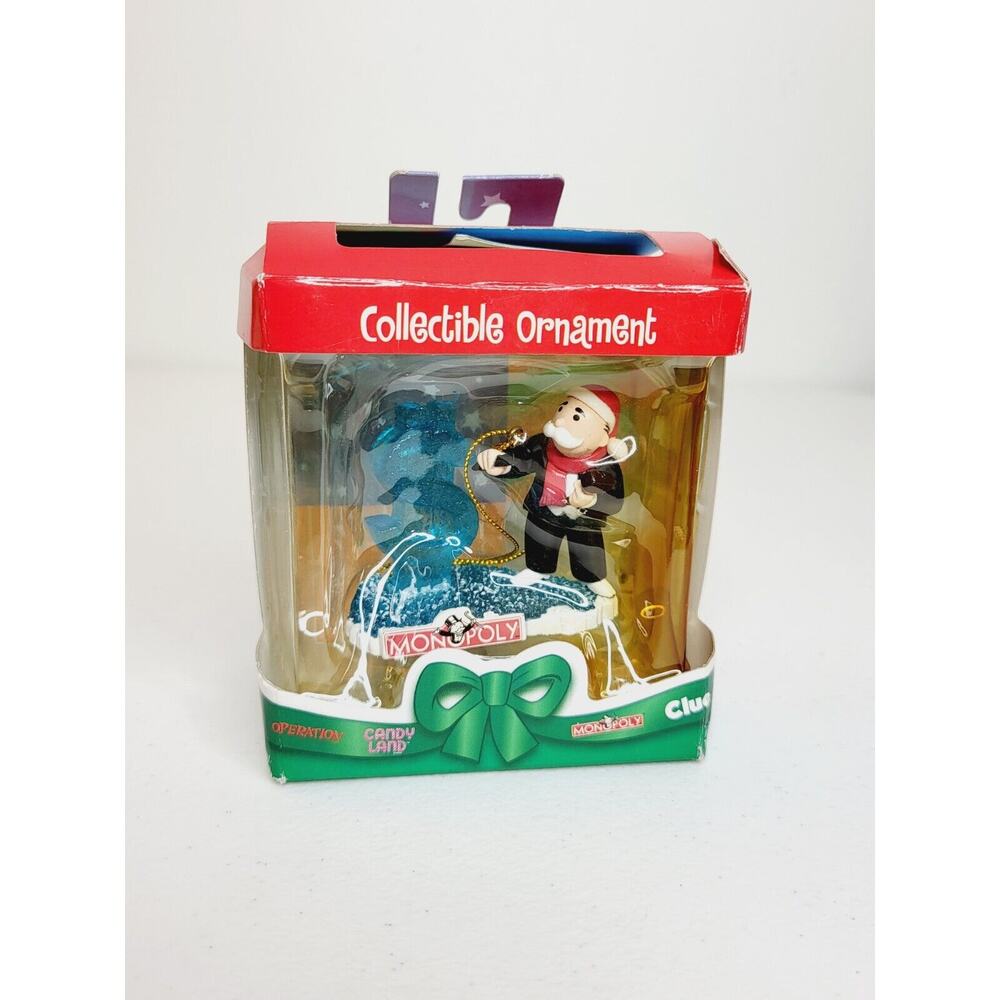 Hasbro Christmas Tree Ornament Monopoly Man 2004 Basic Fun